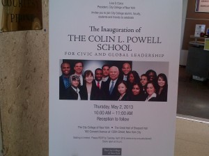 Colin Powell School Inaugural Event