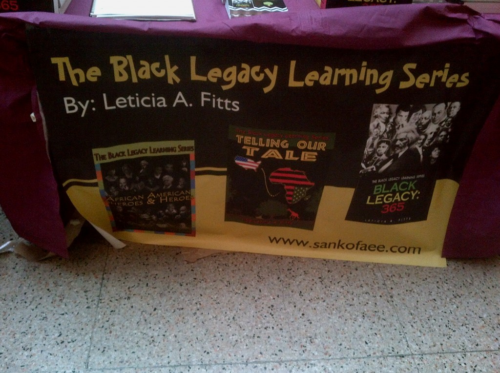 Author Leticia Fitts showcases her Black Legacy Learning Series 