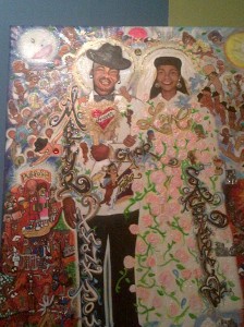 Mural of Martin and Coretta By Artist Paul Deo