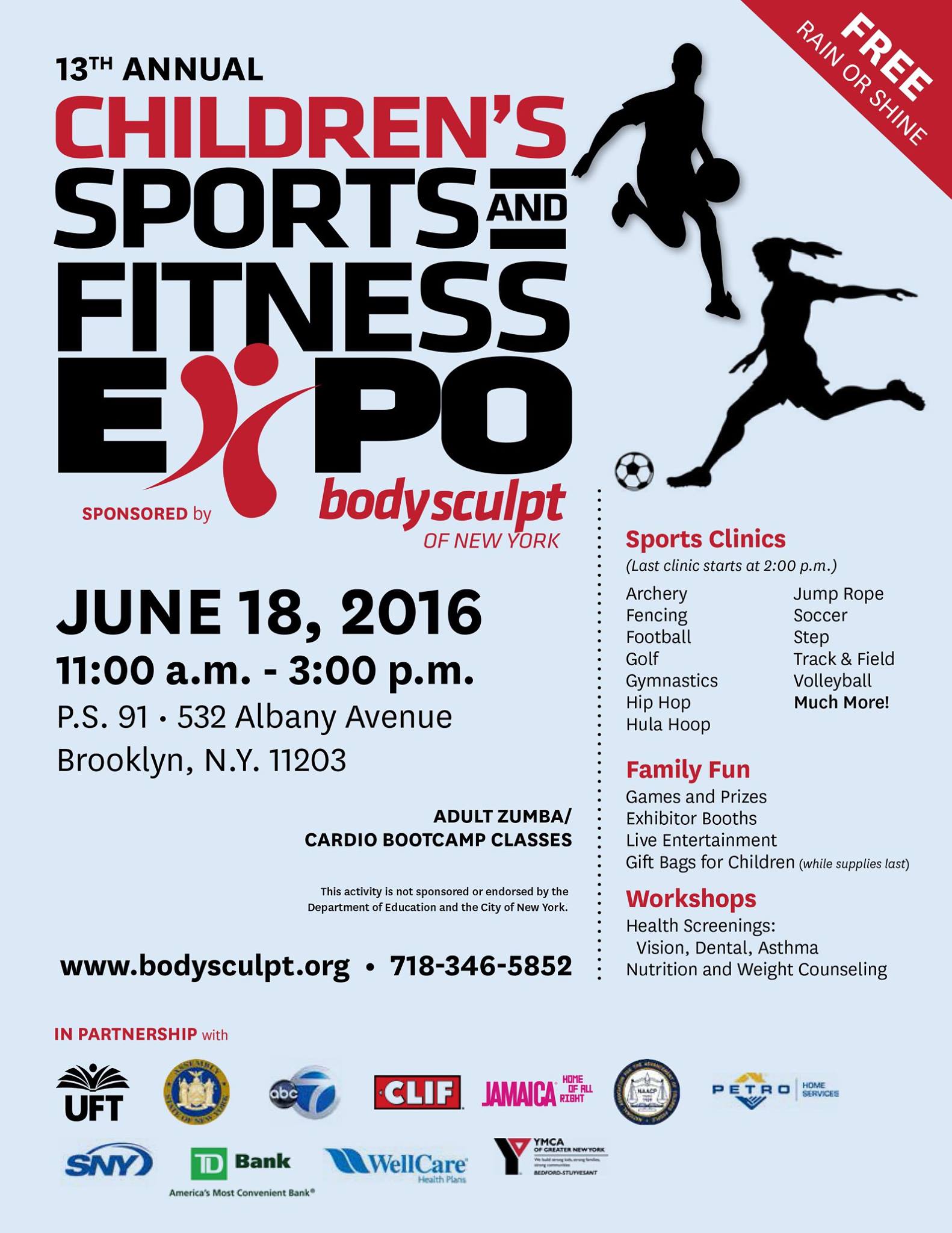 June 18th Children's Sports and Fitness Expo 