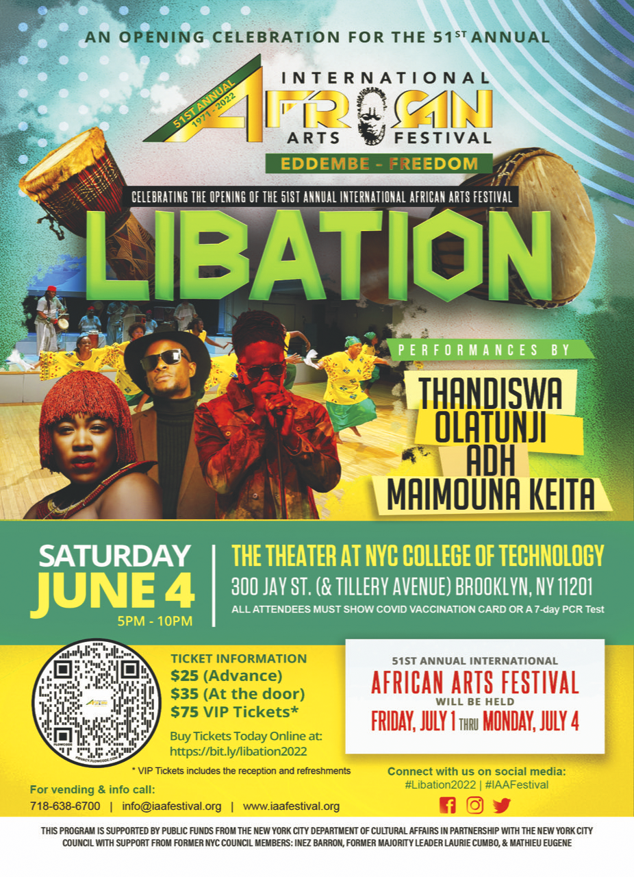 International African Arts Festival to Open with Libation - Polite On  Society